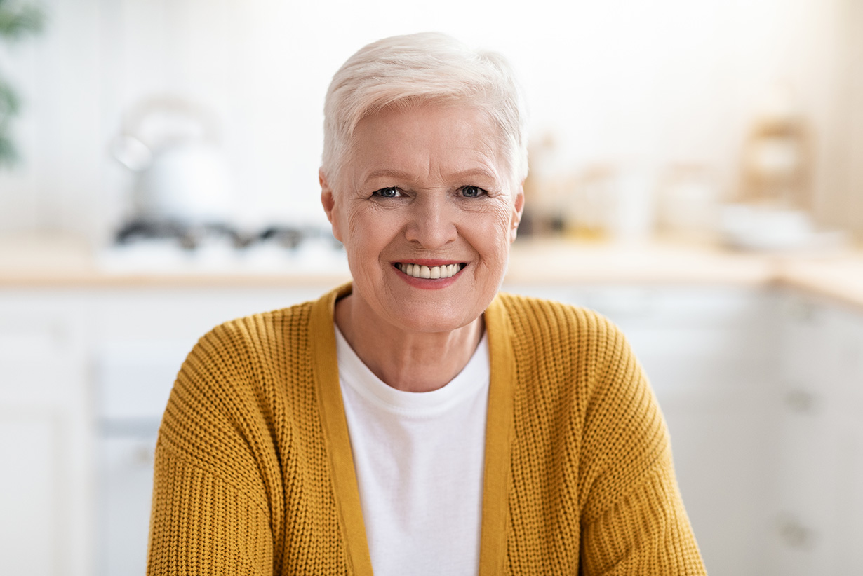 Are unhappy with the fit or feel of dentures.