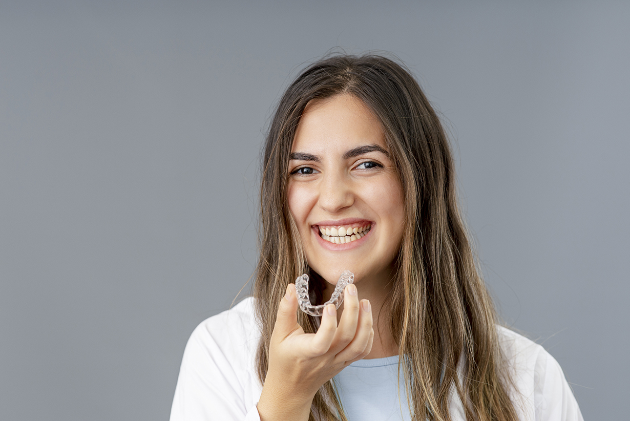 Crowded teeth and gaps between teeth